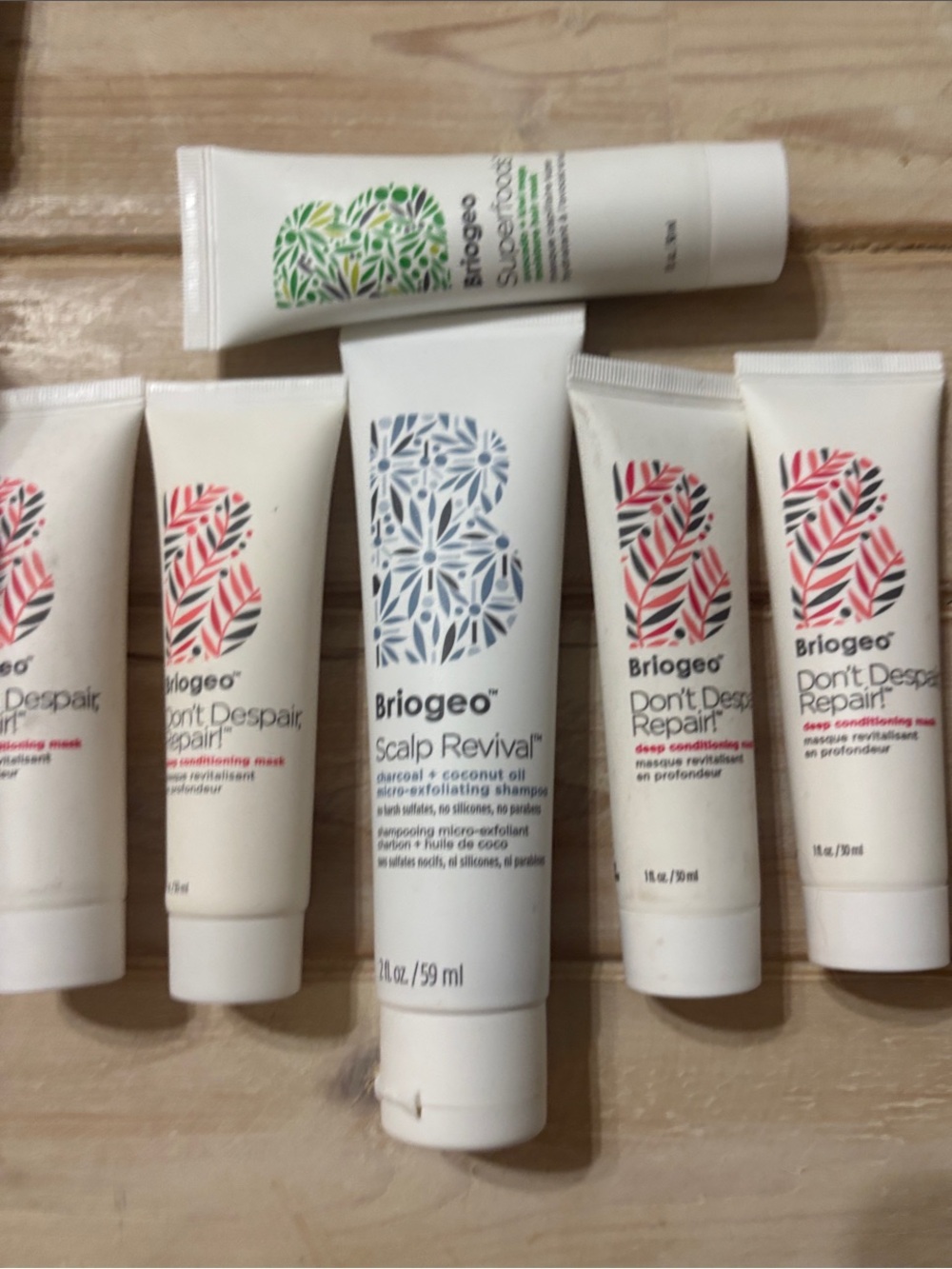 Briogeo Don't Despair, Repair! Deep Conditioning Hair Mask -lot of 6 (39)